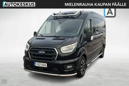 Ford Transit Van 350 2,0 TDCi 185 hv A6 Etuveto Limited L3H2 3,39 *Lectica 1+4 retkeilyauto / Hyvät varusteet*